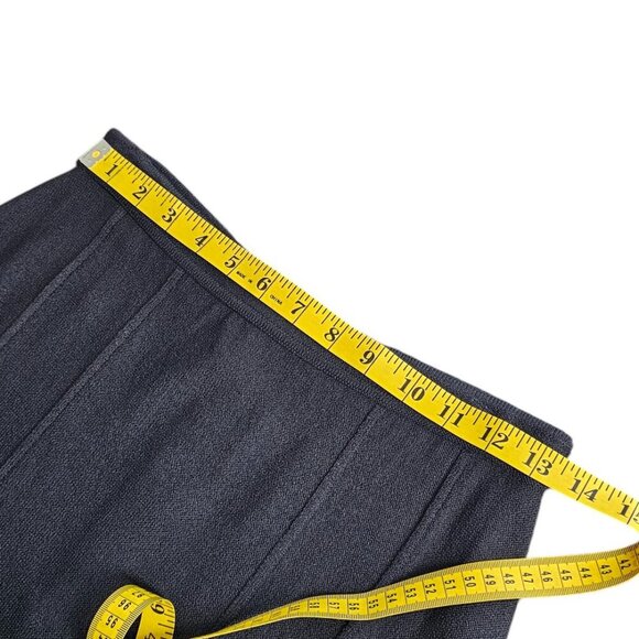 St. John Collection Womens Black Knee Length Pencil Skirt, Santana Knit, Size 4 - Picture 7 of 9